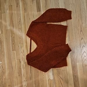 Forever 21 Cropped Chunky Sweater